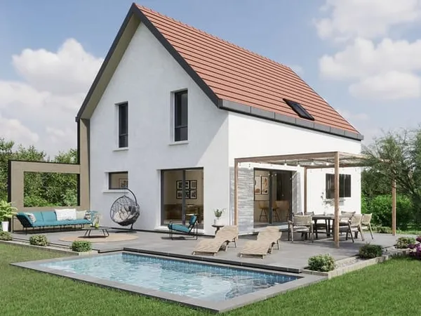 Elégante Maison Secteur Frontalier de 127m² 