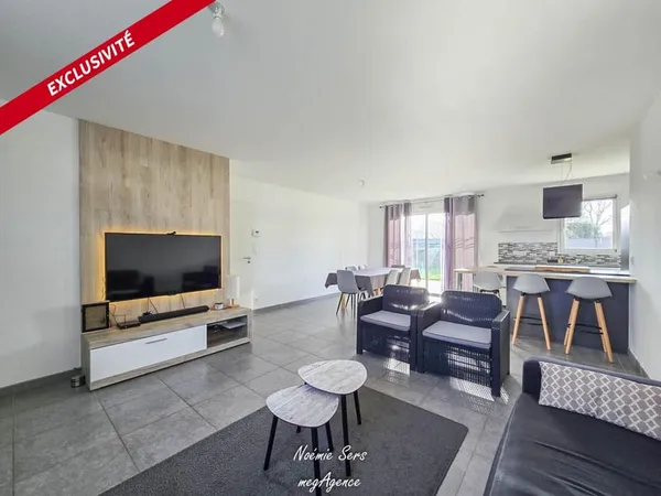 Plain-pied récent 88 m², parcelle 557 m², 3 ch