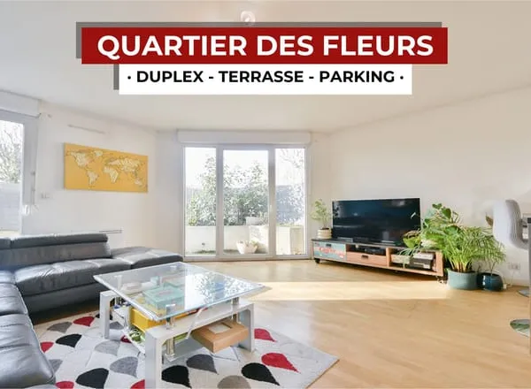 Duplex de 68m2 + Balcon Terrasse + Parking Privatif