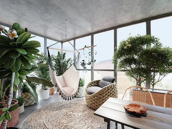 T4 lumineux de 82 m² avec jardin d'hiver de 18 m² 