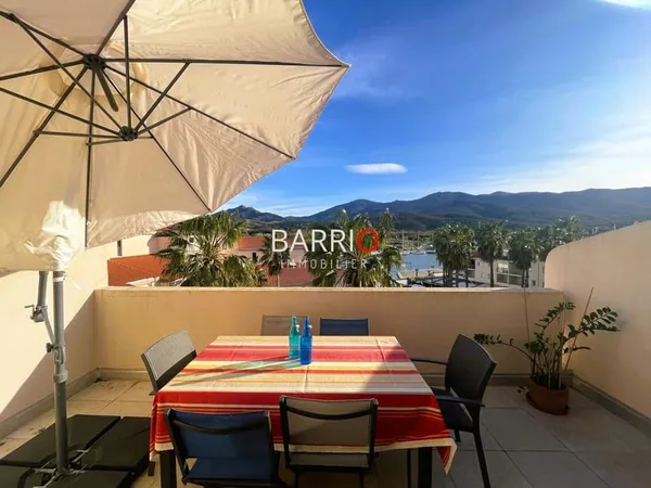 Argelès sur Mer - Duplex en première ligne - Vue mer panoram