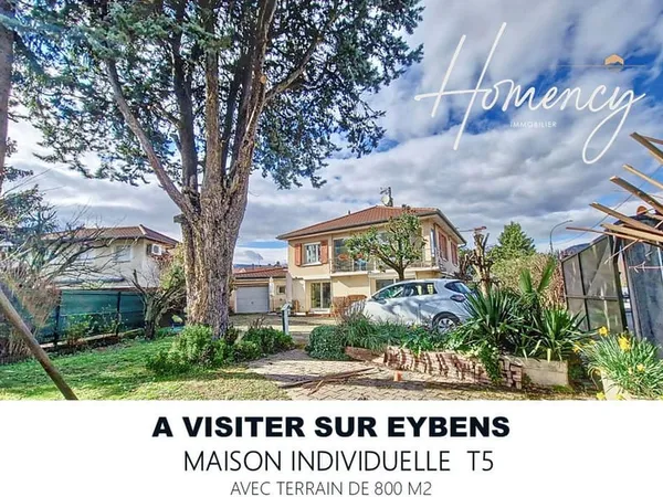EYBENS - Maison familiale de 145 m2 avec jardin de 807 m2 -