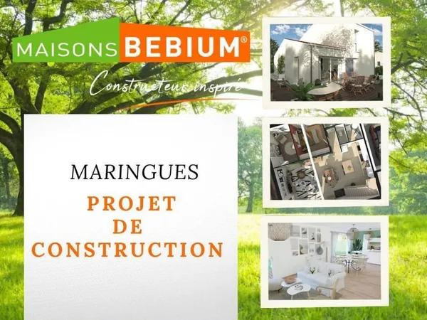 Terrain à bâtir de 960 m² à MARINGUES (63) 