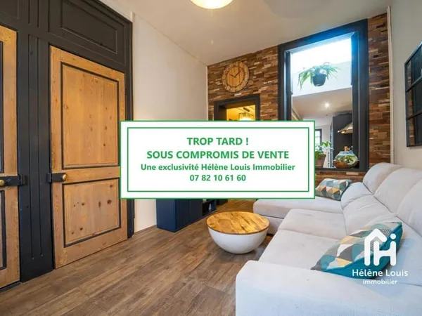 Jolie maison de ville - 2 ch - Jardin