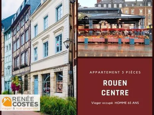 Viager occupé - H67 ans - ROUEN (76000) 