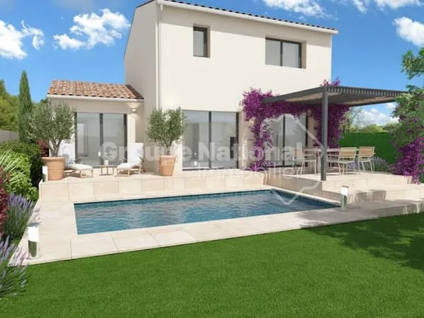 Maison T5 sur terrrain 504m2 VALERGUES 