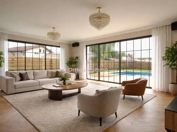 Maison neuve contemporaine de 215 m² avec prestations haut de gamme. 