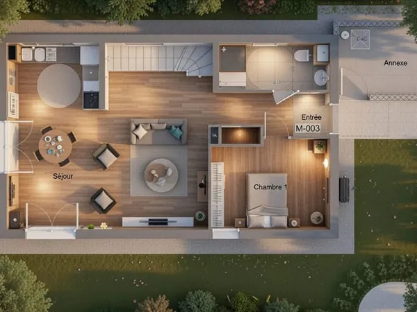 Une maison familiale T5 de 123,60 m², idéale pour allier confort, espace et sérénité, dans un 