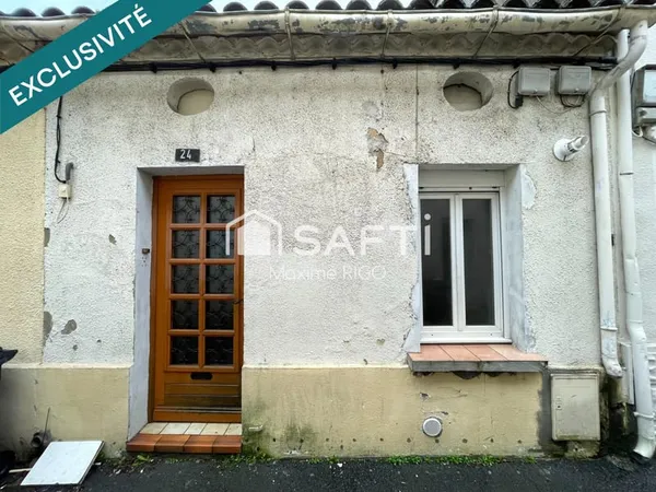 Maison de ville 2 pièces 46m² avec jardin 