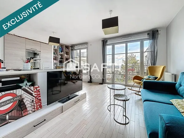 Appartement T3, récent, lumineux, proche gare 