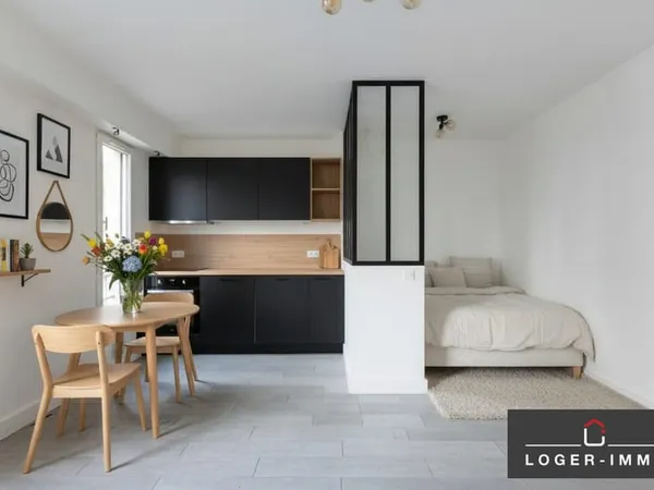 Studio transformable en 2 pièces - 27 m² - Fort potentiel loca 