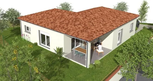 Projet de construction d'une maison 105 m² avec terrain à LABARTHE-SUR-LEZE (31) au prix de 0€.