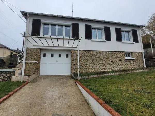 Pavillon 63 m2 avec 2 chambres et un bureau, séjour lumineux