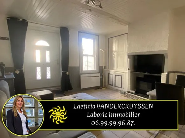 A vendre maison de village T3 de 66 m2 avec terrasse tropézi