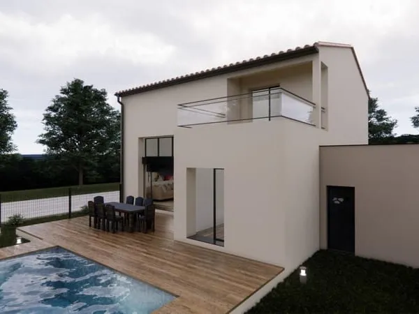 Maison 4 pièce(s) 128 m2 avec garage de 27 m2
