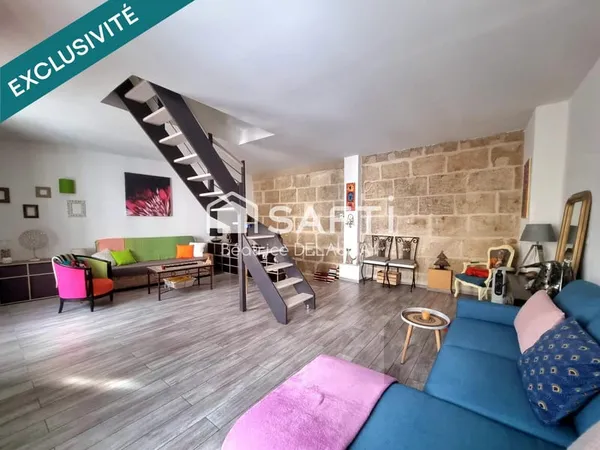MAISON DE VILLAGE 110M², 2 CHAMBRES