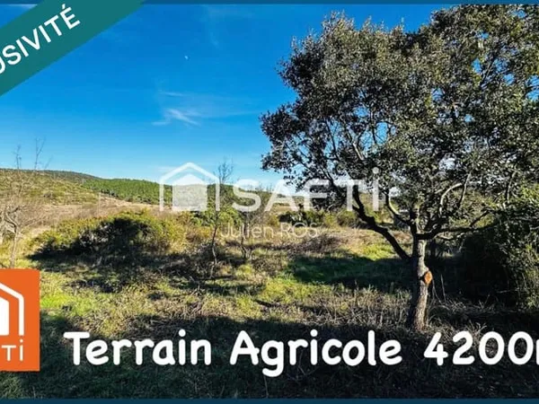 Terrain agricole 4 000 m² - Gabian -