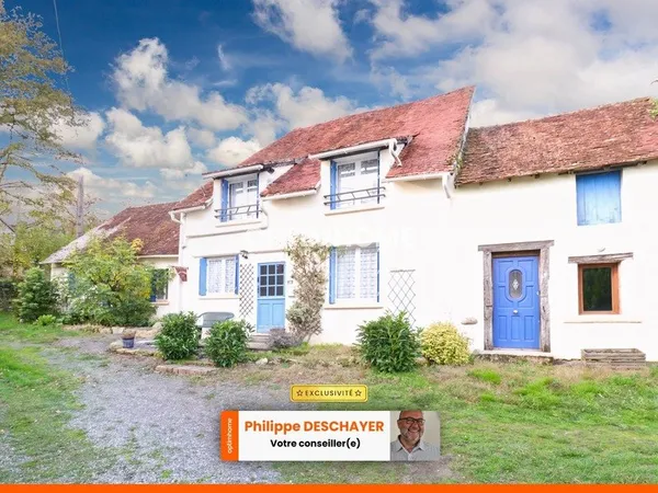 Maison de Charme 177 m² - 9 pièces- 3/4 Chambres - Gîte - Atelier - Terrain 415 m²- 87190 SAINT LEGE