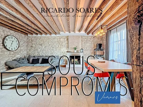 VEMARS 95470 - MAISON DE CARACTÈRE EN PIERRES / 3 CHAMBRES / GRENIER AMÉNAGEABLE / JARDIN / CAVE TOT