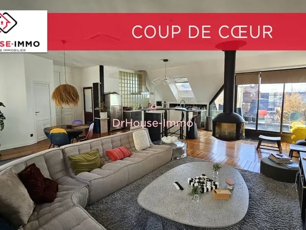 Appartement T4 en duplex avec terrasse et parking