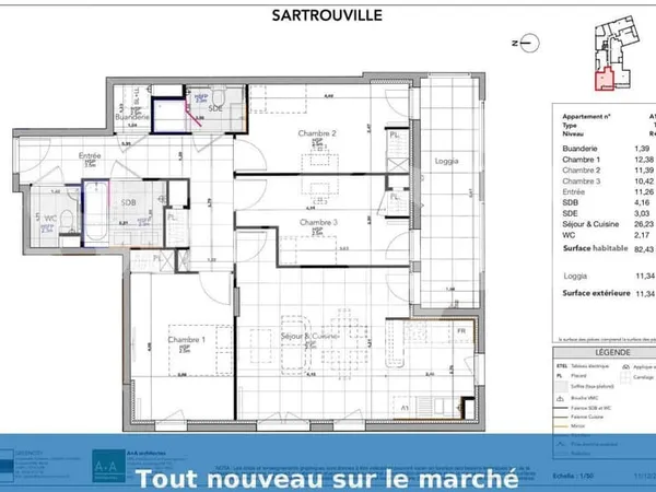 Appartement type 4