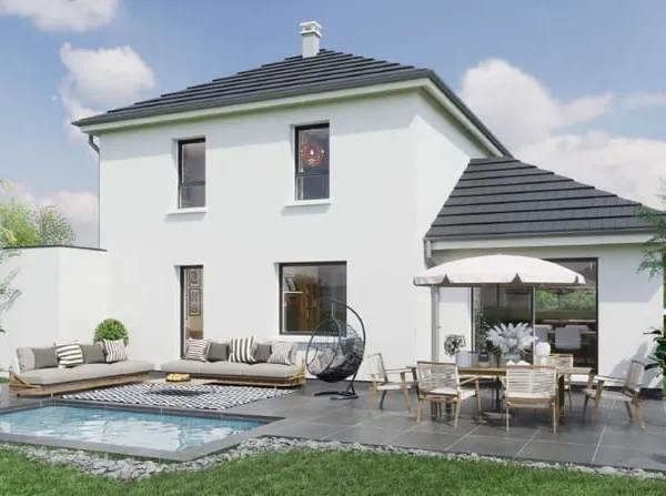 Maison 4 pans 110 m² avec annexe de 42 m² - A Jettingen