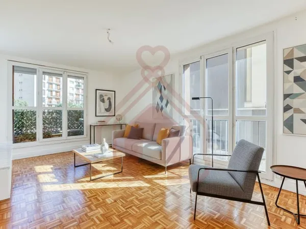 Superbe 3 pièces lumineux de 60,5 m² avec balcon, exposition t