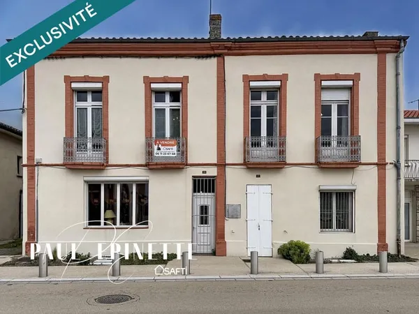 Maison bourgeoise 298m2 avec annexe et jardin clos paysagé