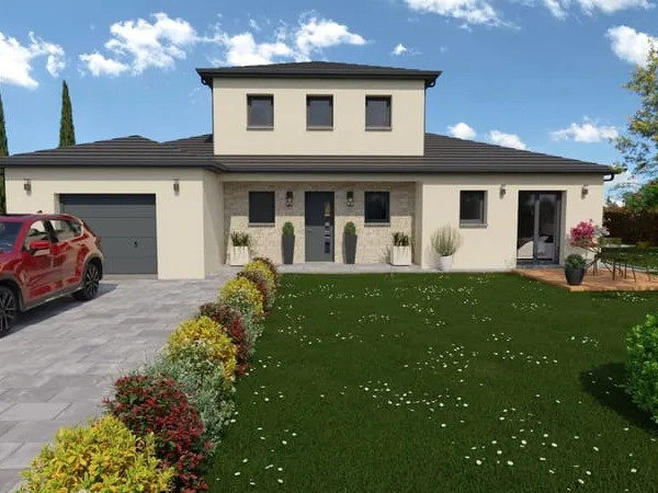 Projet de construction d'une maison 131 m² avec terrain à SAINT-JULIEN-DE-COPPEL (63)