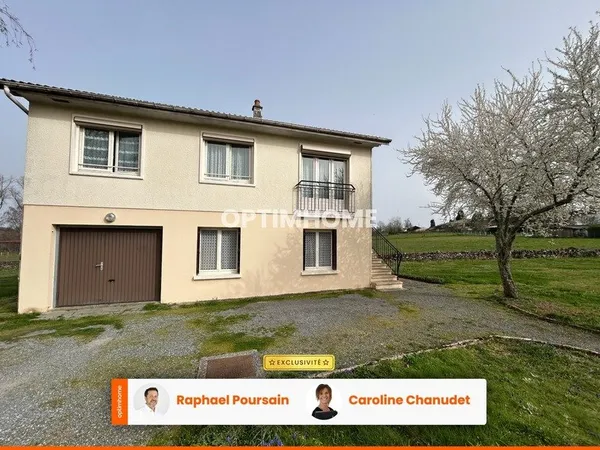 Maison à vendre 4 pièces CHATEAUPONSAC (87)