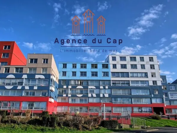 COURSEULLES SUR MER - appartement T2 vendu loué avec parking & loggia