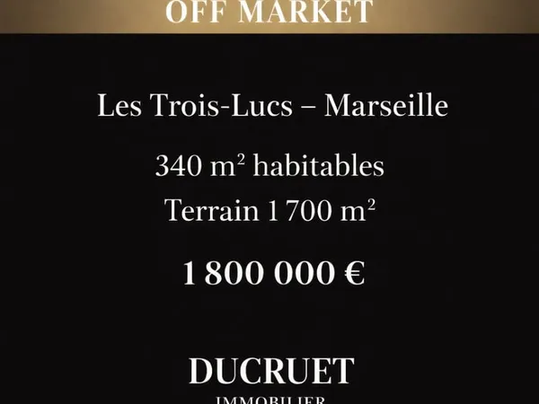 Maison 340m2 Les Trois-Lucs Marseille 12e