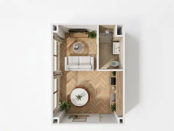 Montpellier Secteur Gare / Comédie | Studio 23 m2 Réhabilité