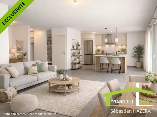 Apt T4 avec jardin privatif et Garage PESSAC Magonty
