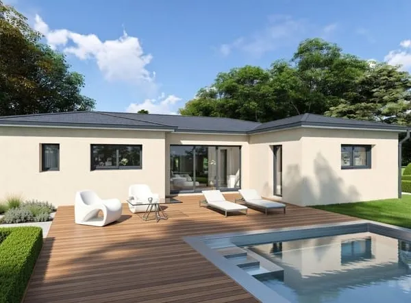 Projet de construction d'une maison 100 m² avec terrain à VARENNES-LES-MACON (71)