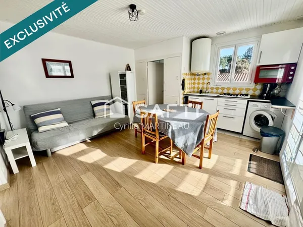 Appartement T2 dans petite copropriété.