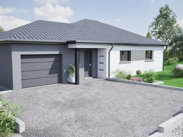 Maison de plain-pied 132 m2 4 chambres - Otterswiller