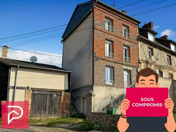 Maison de ville rénovée avec jardin et garage