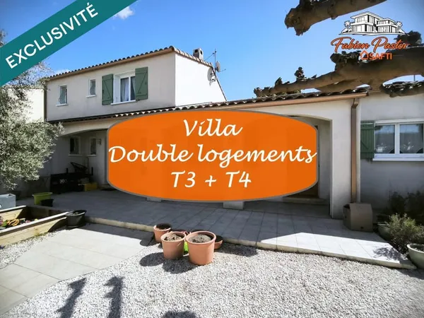 Villa avec double logements