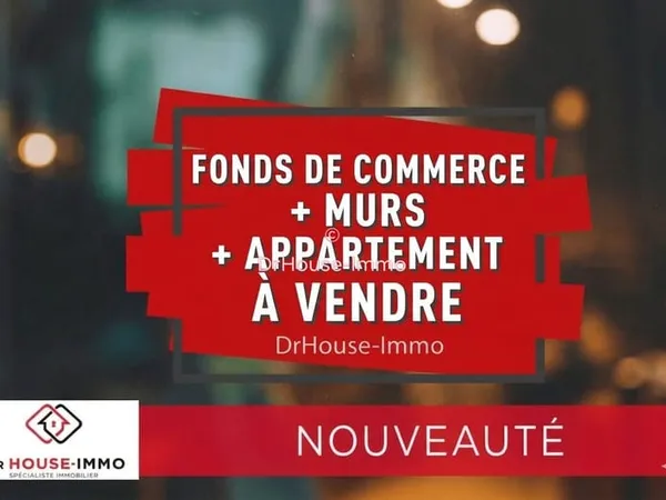 Vente Fonds de commerce + Appartement + Murs de commerce