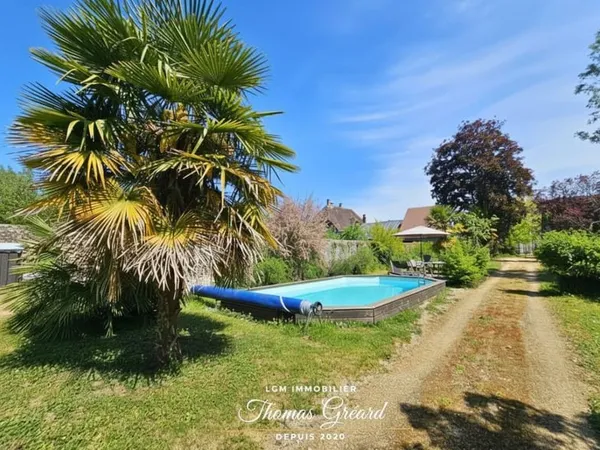 Maison de caractère 250 m² bord du Loir - 5 chambres - Parc 3 300 m² - Piscine - Cloyes-sur-le-Loir