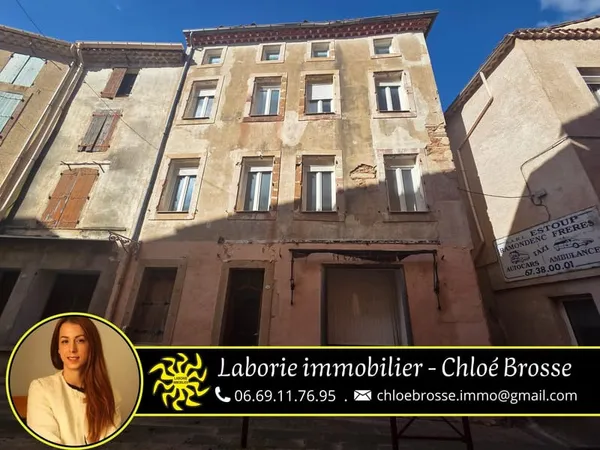 A VENDRE - ST CHINIAN - IMMEUBLE DE RAPPORT COMPOSE DE 3 LOT
