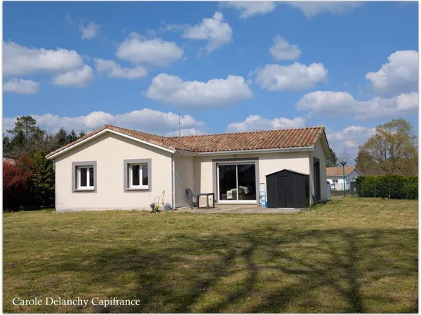 Maison à vendre 3 chambres, DPE en A, 1500 m² de terrain au calme, SAINT GOR (40)