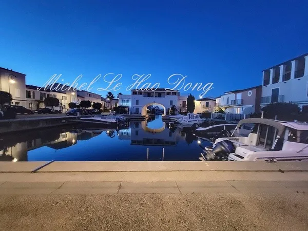 Maison en marina à vendre de type P4 en duplex à Aigues-Mortes (30220)