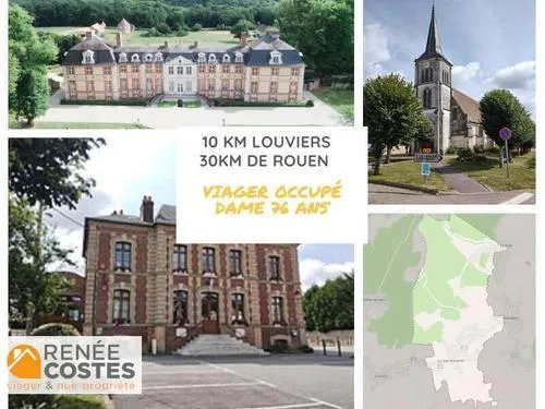 Viager occupé - F75 ans - LA HAYE MALHERBE (27400)