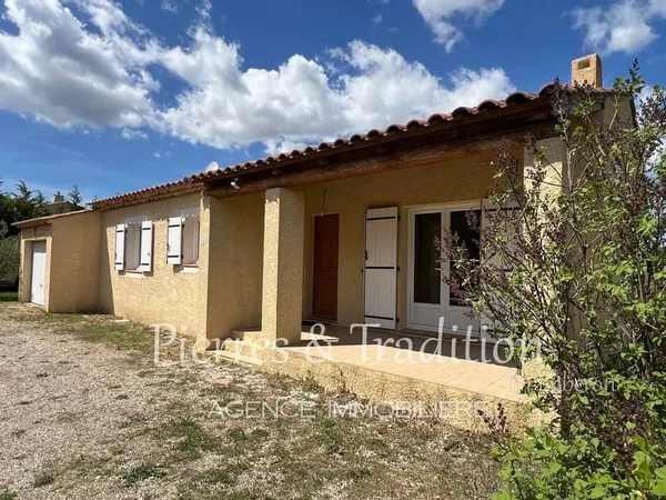 Revest-Du-Bion, maison récente de plain-pied avec jardin