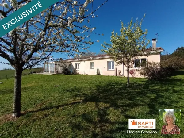 Maison de plain-pied, 3 chambres - Vue panoramique
