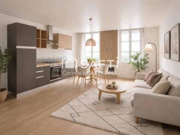 Très beau T2 de 38 m² entièrement refait à neuf
