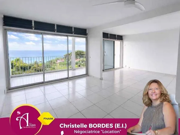 A LOUER T3 vue mer exceptionnelle avec terrasse, garage, pis