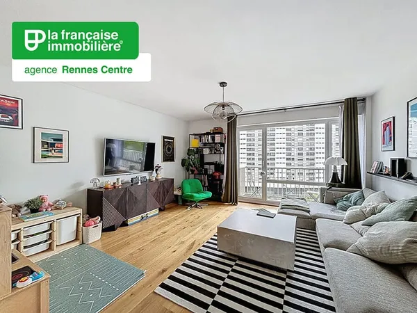 Appartement Rennes Centre-ville - Bourg l'évêque - 3 pièces - 70.54 m² - dernier étage - parking - c